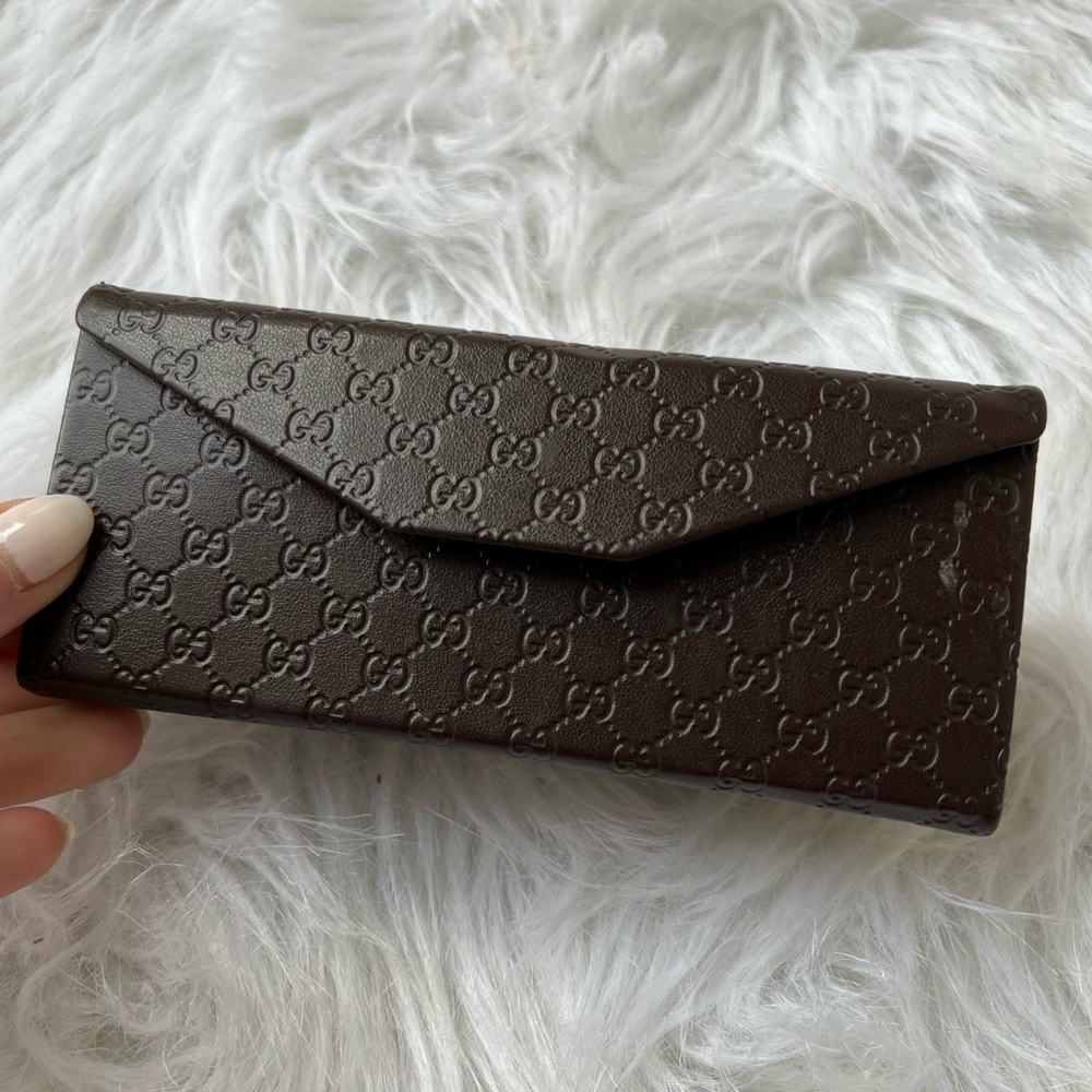 Gucci | Foldable Micro Guccissima Sunglasses Case - image 1